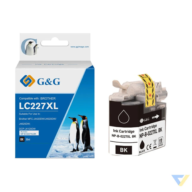 G&G Compatible Brother LC227XLBK Ink B-0