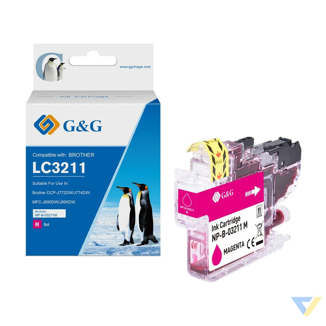 G&G Compatible Brother LC3211M Ink M-0
