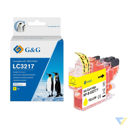 G&G Compatible Brother LC3217Y Ink Y-0