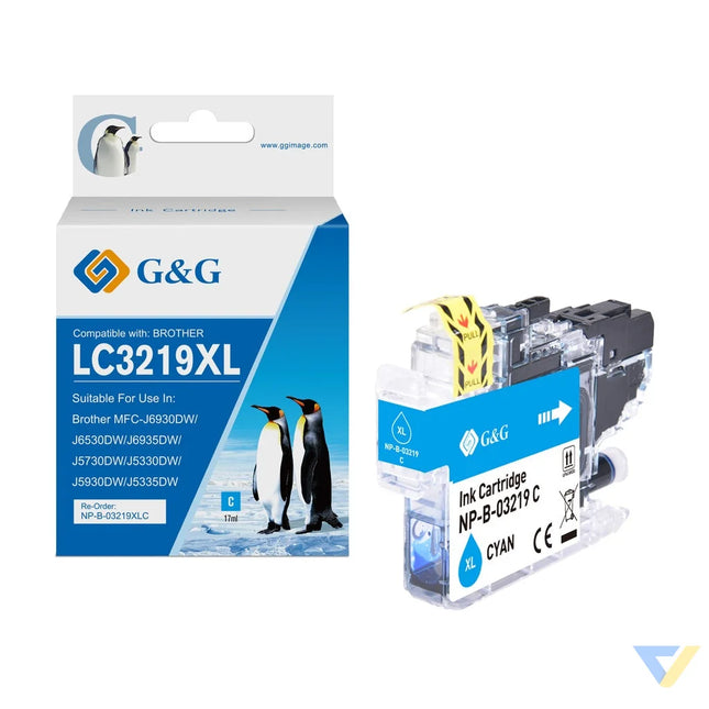 G&G Compatible Brother LC3219XLC Ink C-0