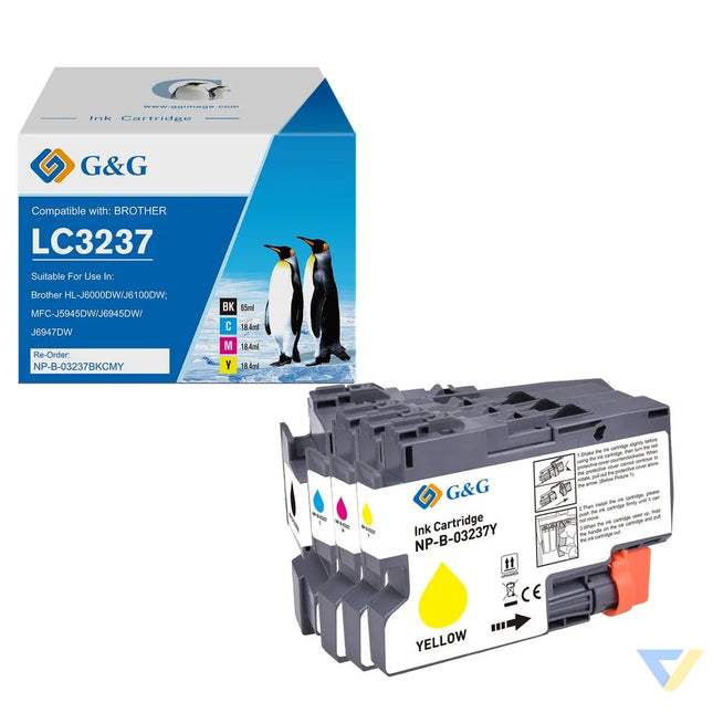 G&G Compatible Brother LC3237BK/C/M/Y Ink BK/C/M/Y-0