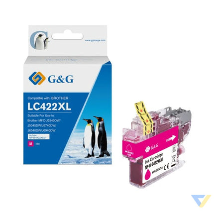 G&G Compatible Brother LC422XLM Inkjet Cartridge Magenta-0