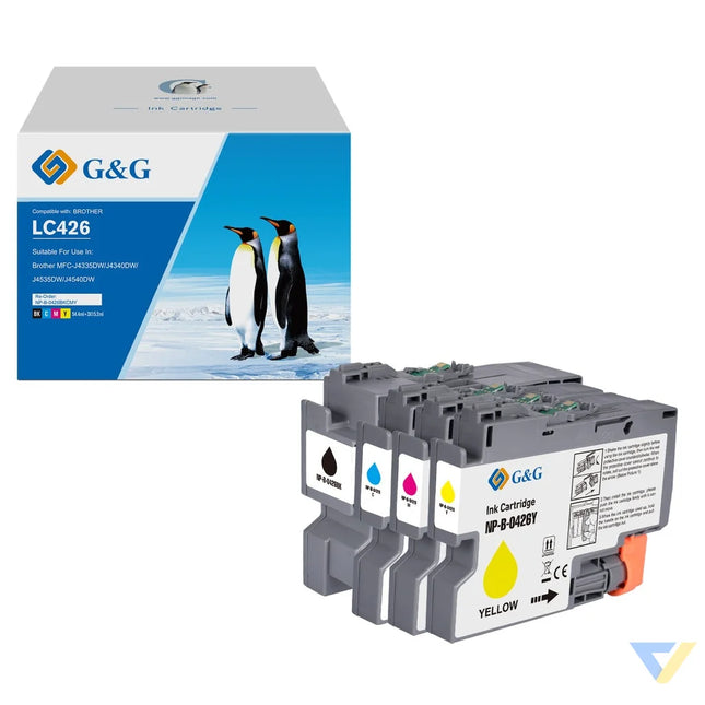 G&G Compatible Brother LC426 Inkjet Cartridge BK/C/M/Y-0