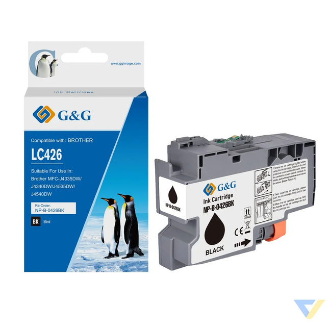 G&G Compatible Brother LC426BK Inkjet Cartridge B-0