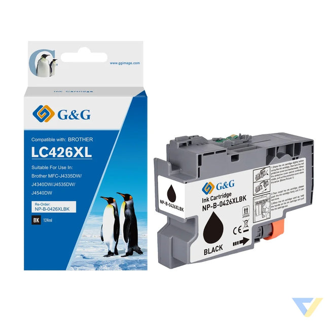 G&G Compatible Brother LC426XLBK Inkjet Cartridge B-0