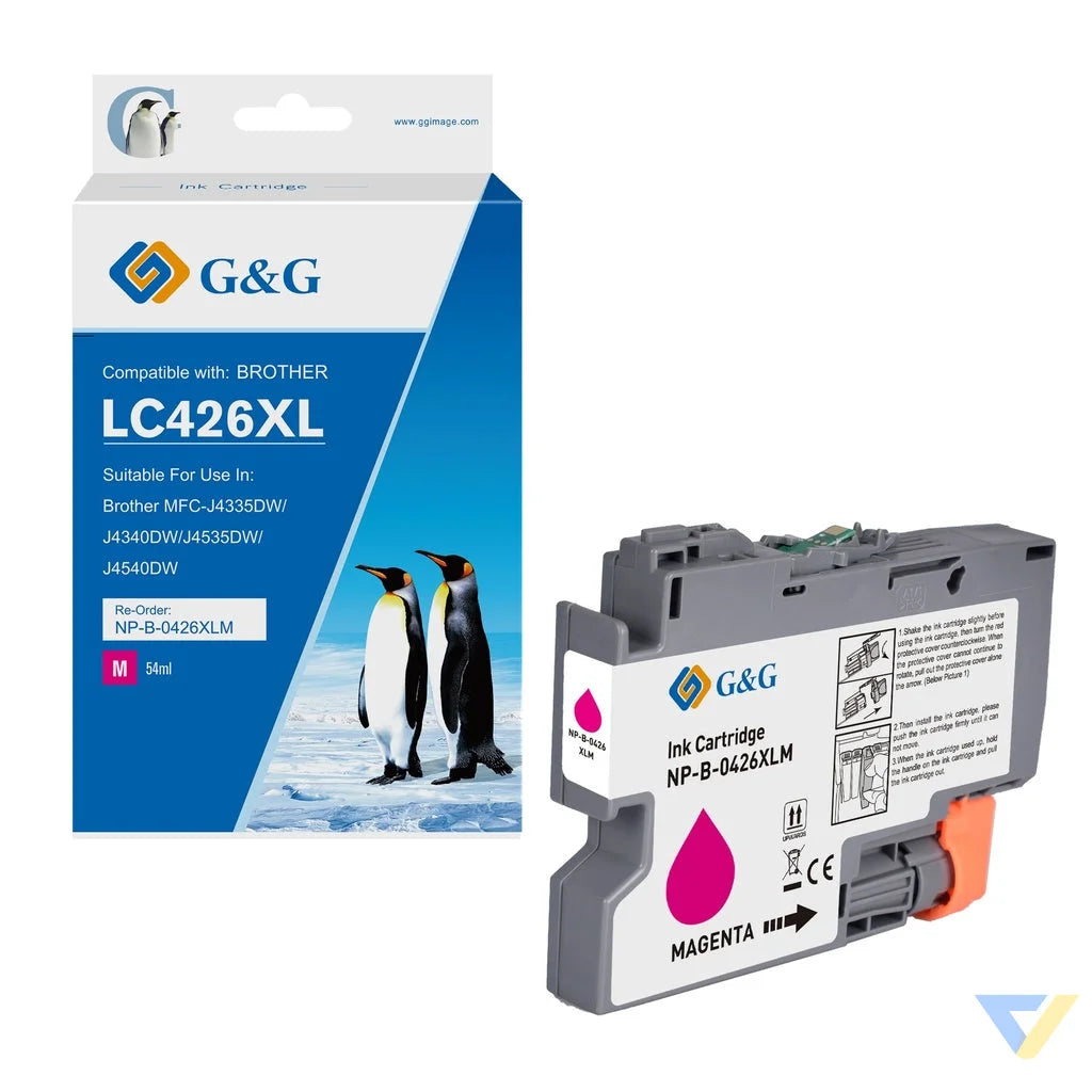 G&G Compatible Brother LC426XLM Inkjet Cartridge Magenta-0