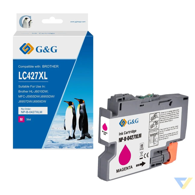 G&G Compatible Brother LC427XLM Ink M-0