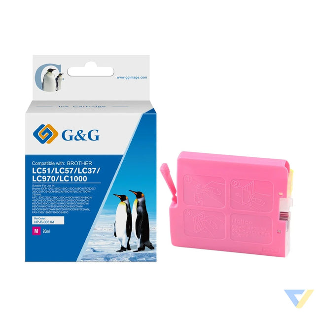 G&G Compatible Brother LC51M/LC1000M/LC970/37M Ink M-0