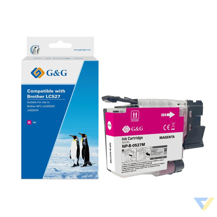 G&G Compatible Brother LC527M Inkjet Cartridge Magenta-0