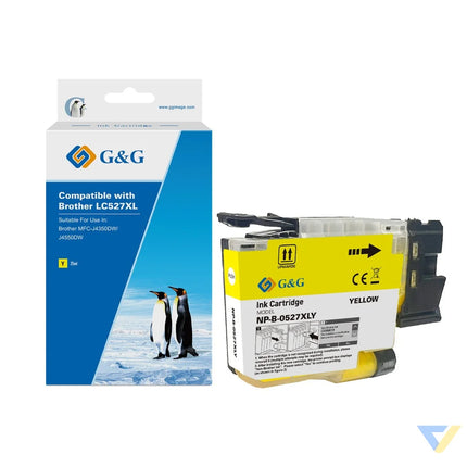 G&G Compatible Brother LC527XLY Inkjet Cartridge Yellow-0