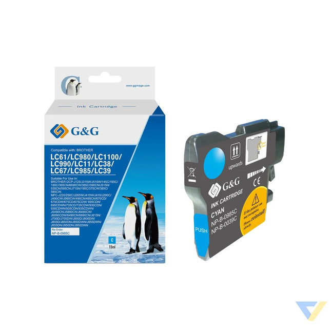 G&G Compatible Brother LC985C Ink C-0