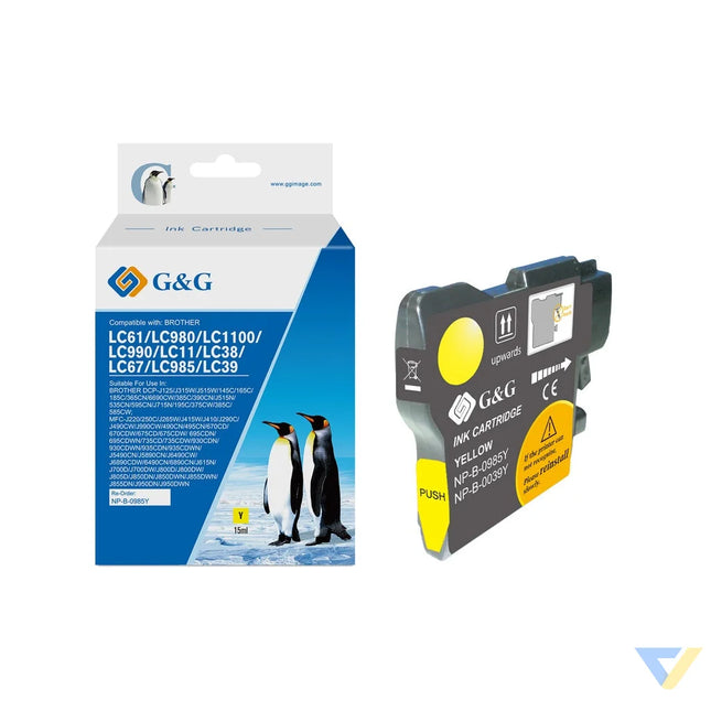 G&G Compatible Brother LC985Y Ink Y-0