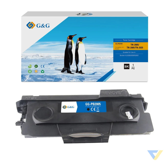 G&G Compatible Brother TN-2005/TN-2085/TN-2035 Toner Mono-0