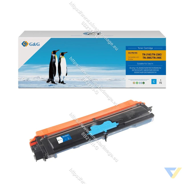 G&G Compatible Brother TN-210C/TN-230C/TN-290C/TN-240C Toner Cyan-0