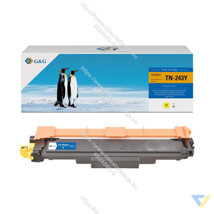 G&G Compatible Brother TN-243Y Toner Yellow-0