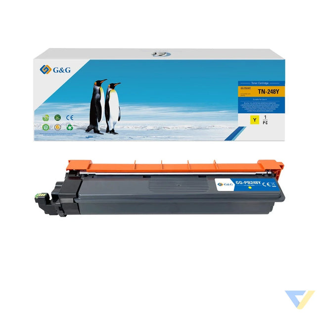 G&G Compatible Brother TN-248Y Toner Yellow-0