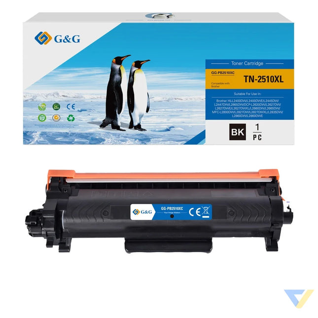 G&G Compatible Brother TN-2510XL Toner Mono-0
