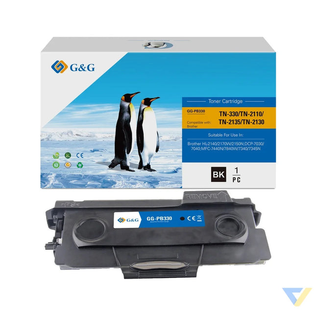 G&G Compatible Brother TN-330/TN-2110/TN-2135/TN-2130 Toner Mono-0