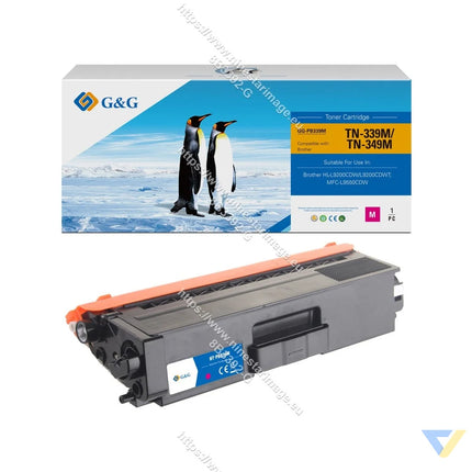 G&G Compatible Brother TN-339M/TN-349M Toner Magenta-0