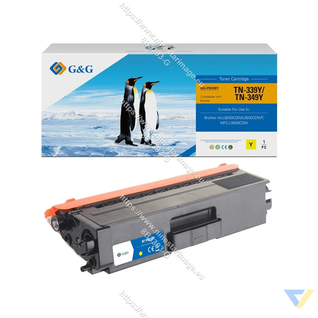 G&G Compatible Brother TN-339Y/TN-349Y Toner Yellow-0