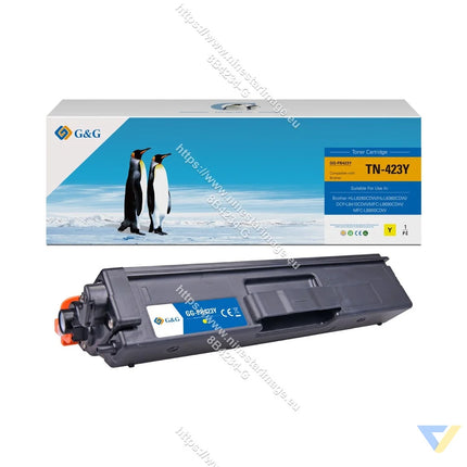 G&G Compatible Brother TN-423Y Toner Yellow-0