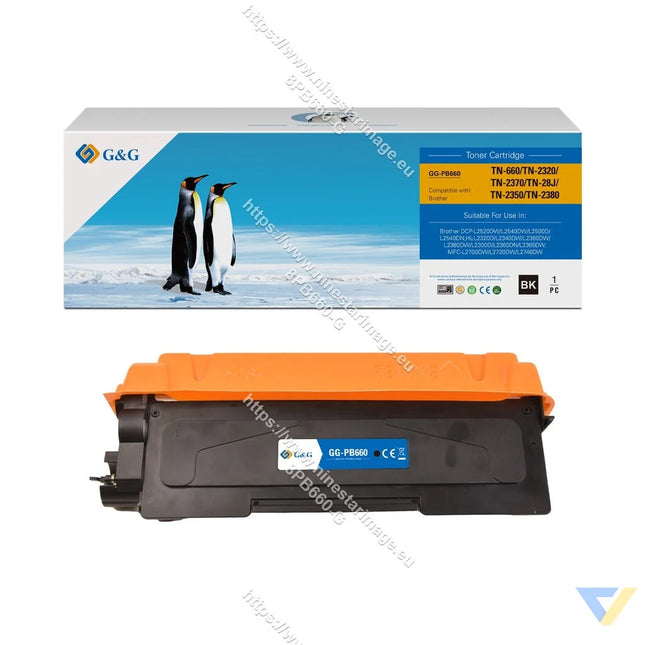 G&G Compatible Brother TN-660/TN-2320/TN-2370/TN-28J/TN-2350 Toner Mono-0