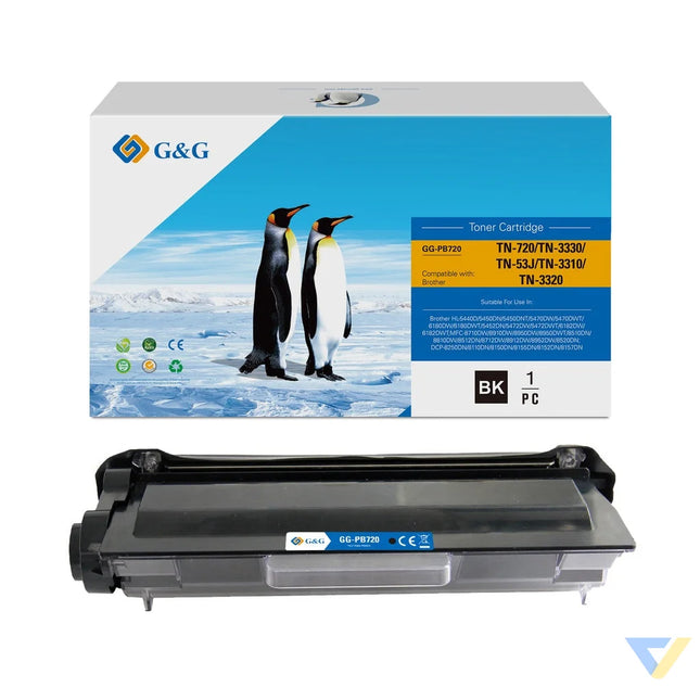 G&G Compatible Brother TN-720/TN-3330/TN-53J/TN-3310/TN-3320 Toner Mono-0