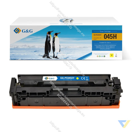 G&G Compatible Canon 045H Toner Yellow-0