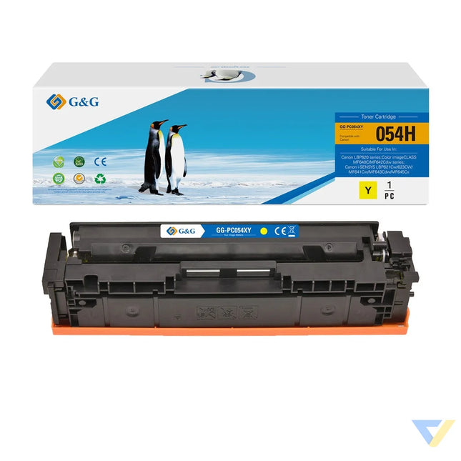 G&G Compatible Canon 054H Toner Yellow-0