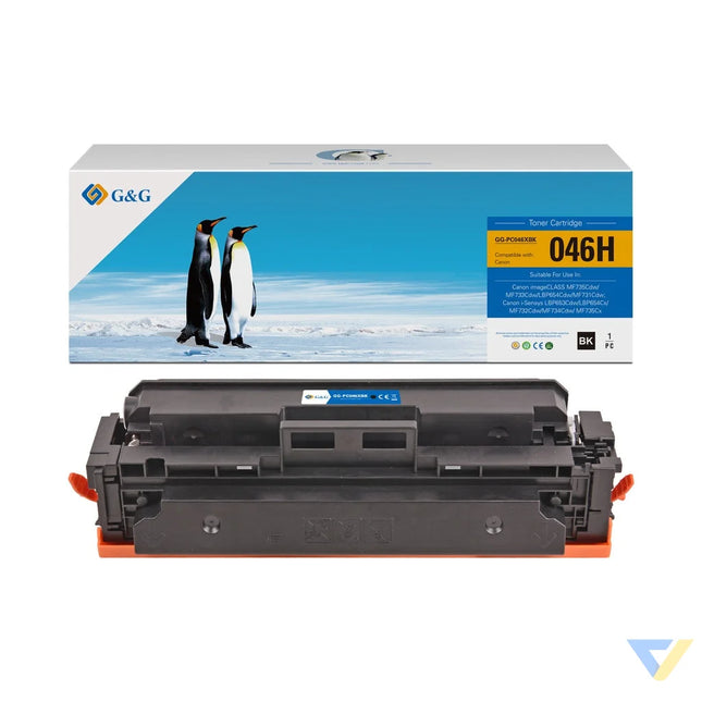 G&G Compatible Canon Cartridge 046H Black Toner Black-0