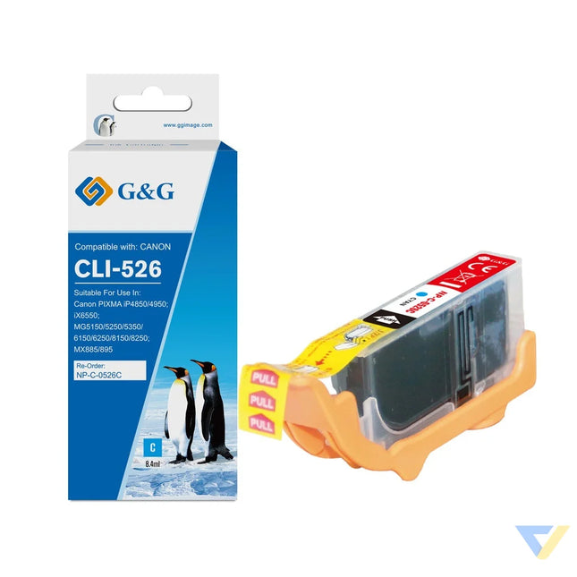 G&G Compatible Canon CLI-526C Ink C-0