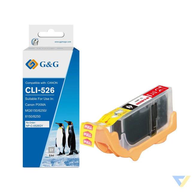 G&G Compatible Canon CLI-526GY Ink GY-0