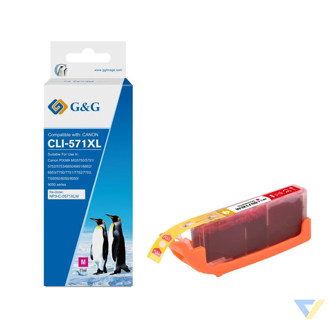 G&G Compatible Canon CLI-571XLM Ink M-0