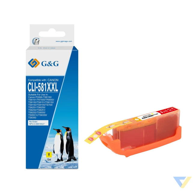 G&G Compatible Canon CLI-581XXLY Ink Y-0