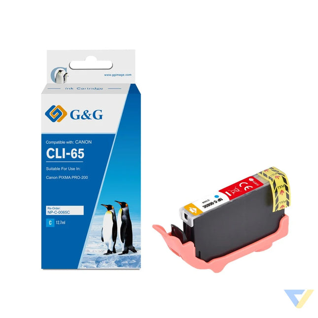 G&G Compatible Canon CLI-65C Inkjet Cartridge Cyan-0