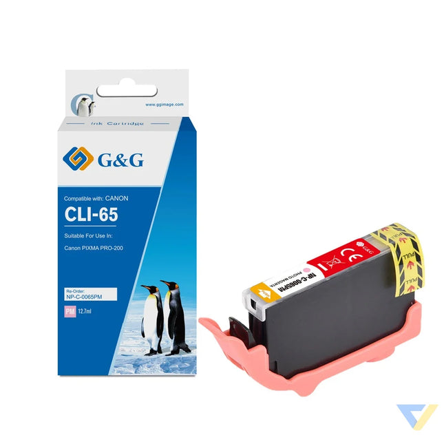 G&G Compatible Canon CLI-65PM Inkjet Cartridge Photo Magenta-0