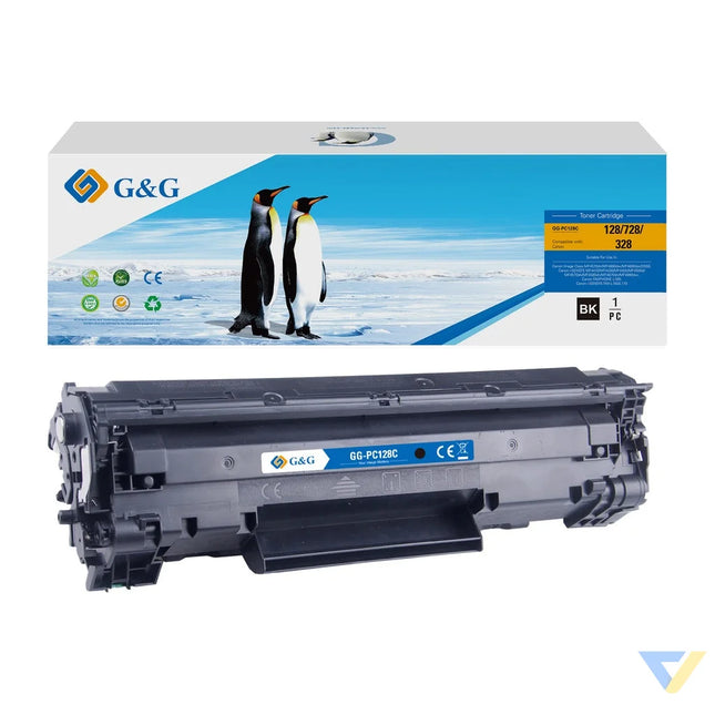 G&G Compatible Canon CRG128/CRG728/CRG328 Toner Mono-0