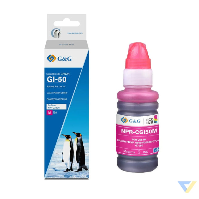 G&G Compatible Canon GI-50M Ecotank Ink Magenta-0