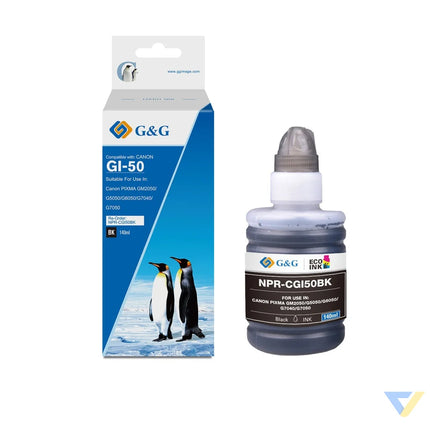 G&G Compatible Canon GI-50PGBK Ecotank Ink B-0