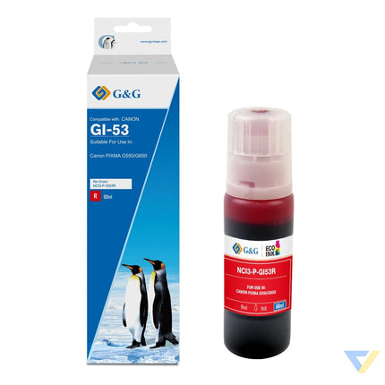 G&G Compatible Canon GI-53R Ecotank Ink R-0