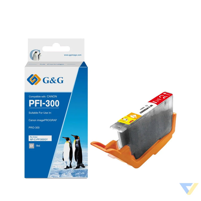 G&G Compatible Canon PFI-300 Inkjet Cartridge Gray-0