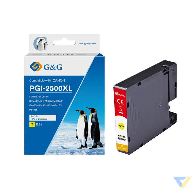 G&G Compatible Canon PGI-2500XLY Ink Y-0