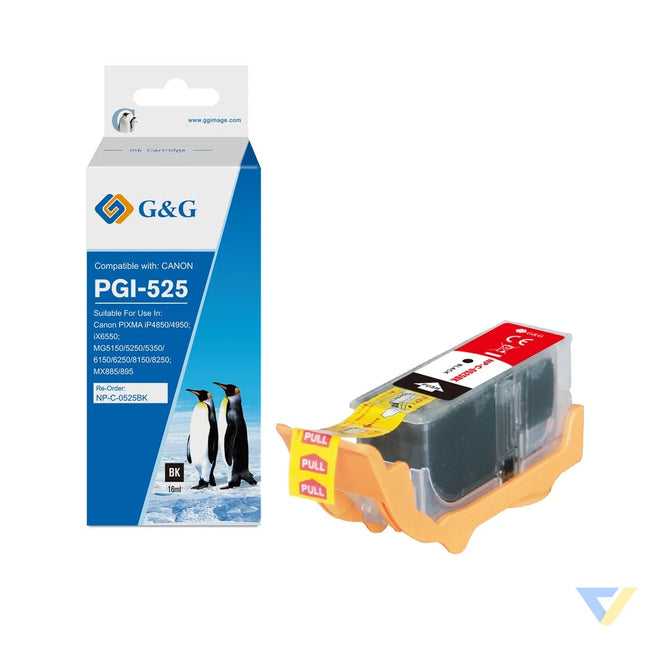 G&G Compatible Canon PGI-525BK  Ink B-0
