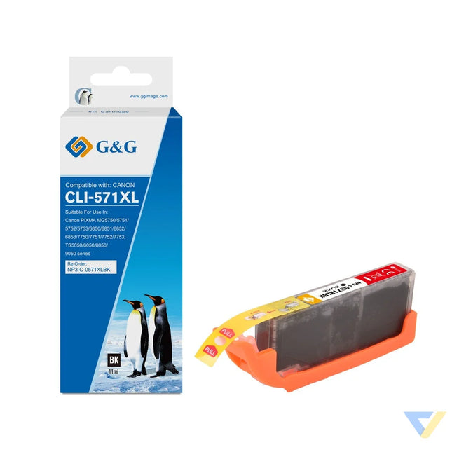 G&G Compatible Canon PGI-571XLBK Ink B-0