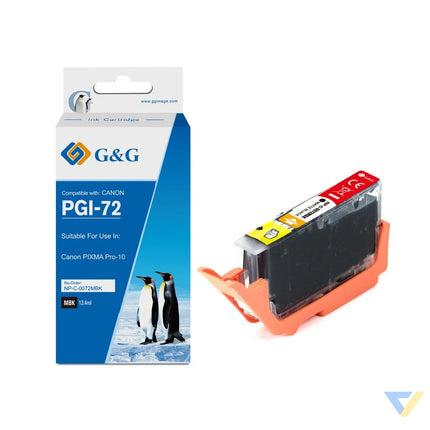 G&G Compatible Canon PGI-72  Inkjet Cartridge Matte Black-0