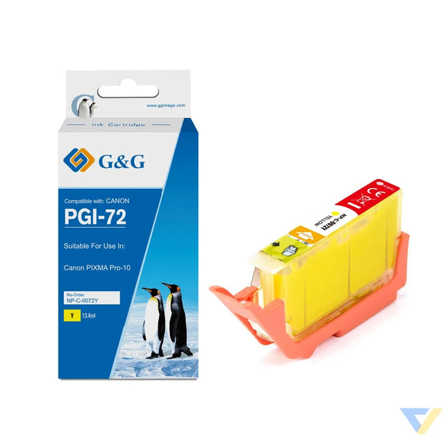 G&G Compatible Canon PGI-72 Inkjet Cartridge Y(PG)-0