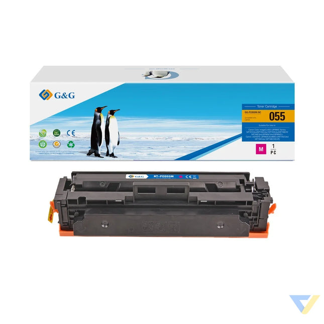 G&G Compatible Canon Toner 055 Magenta/Cartridge 055 Magenta Toner Magenta-0