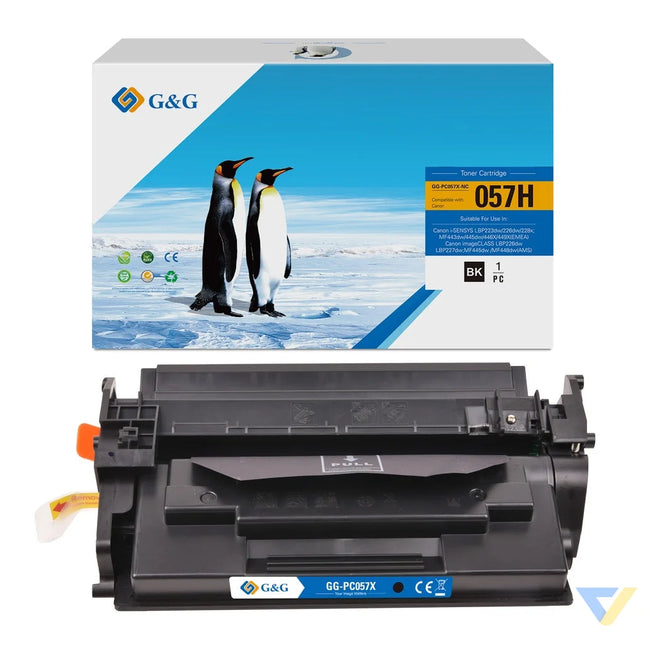 G&G Compatible Canon Toner 057H/Cartridge 057H Toner Mono-0