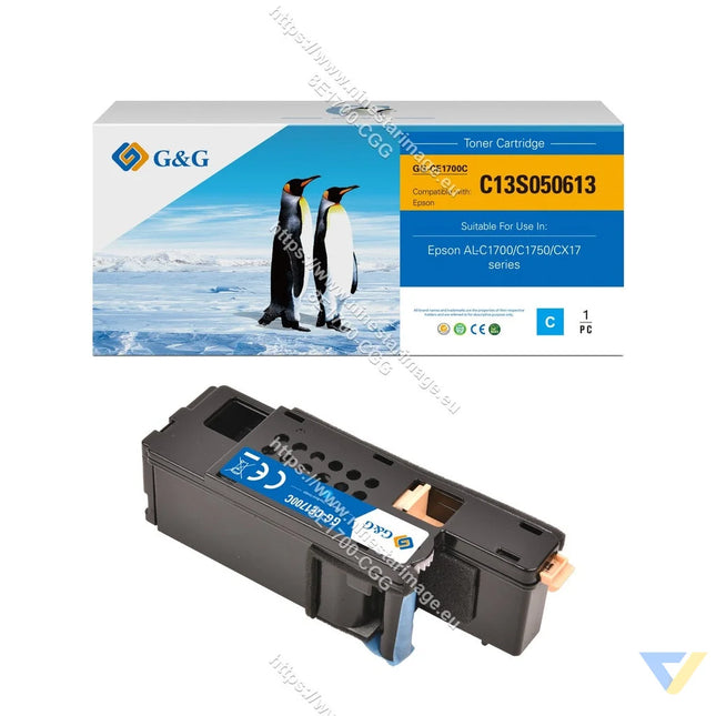 G&G Compatible Epson C13S050613 Toner Cyan-0