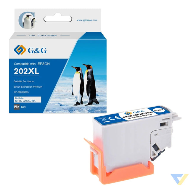 G&G Compatible Epson C13T02H14010 Ink PBK-0